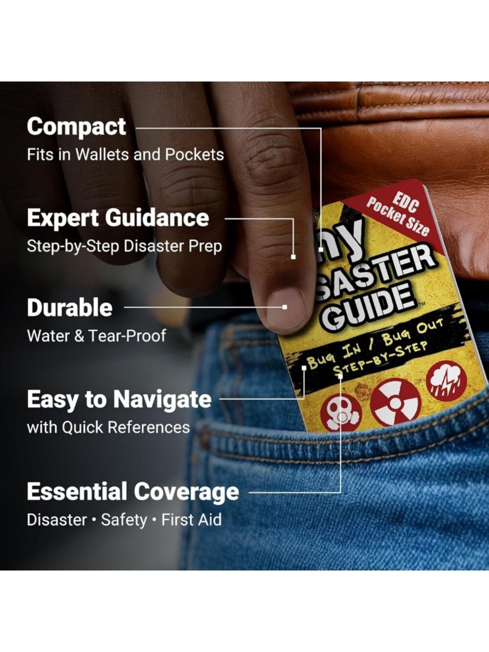 Compact Survival Guide – Essential EDC Pocket Handbook for Camping, Hiking - Picture 4 of 9